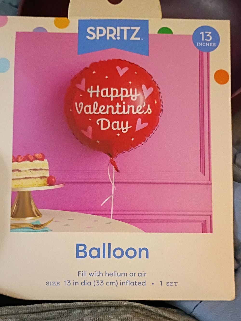 Target SPR!TZ Red "Happy Valentine's Day" Balloon
